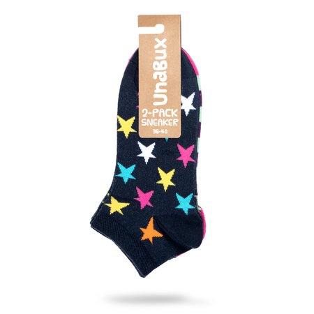 Unabux Sneaker Doppelpack MULTI, two pairs, colors: blue,...