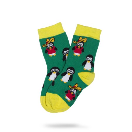 Unabux Socke - MY LOVE, dunkelblau mit roten Herzen