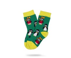 Unabux Socke - MY LOVE, dunkelblau mit roten Herzen