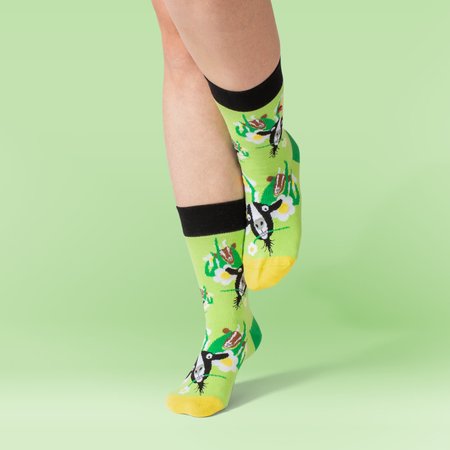 Unabux Socke - MY LOVE, dunkelblau mit roten Herzen