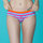 Unabux Pantie Elisabeth, pink and light blue striped with orange seam