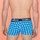 Unabux Boxershort Edison, blue with whiteen stars and dark blue seam