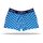 Unabux Boxershort Edison, blue with whiteen stars and dark blue seam